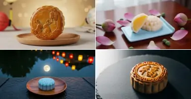 Prompt tạo mẫu bánh Trung thu sáng tạo, dễ dàng áp dụng