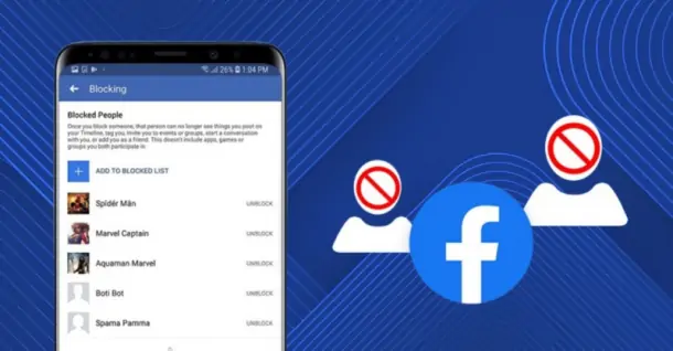 Cách bỏ chặn trên Facebook bằng điện thoại, máy tính