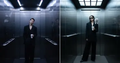 Cách tạo ảnh cầm ly cafe trong thang máy bắt trend siêu ngầu bằng Gemini