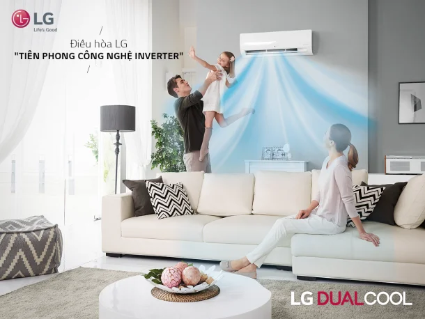 Xua tan cái nóng, diệt sạch vi khuẩn với máy lạnh LG Dualcool 2018