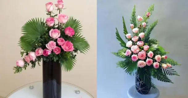 Gợi ý 17 Mẫu cắm hoa 20/10 đẹp, độc đáo và ý nghĩa