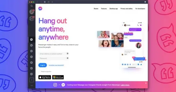 Cách đăng nhập Messenger web trên máy tính không cần vào Facebook
