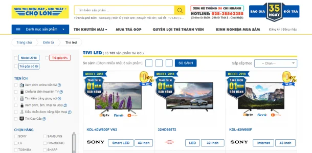 Nên hay không việc đặt mua Tivi online