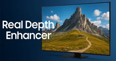 Công nghệ Real Depth Enhancer tăng cường chiều sâu thực tế trên TV Samsung