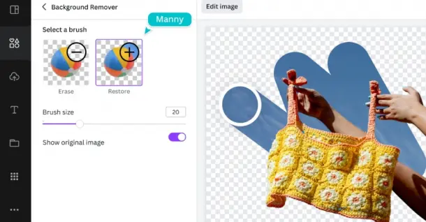 Cách tách nền Canva cực đơn giản với điện thoại, máy tính
