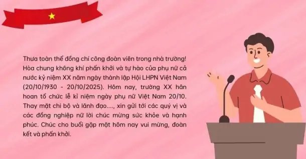 Tổng hợp các bài phát biểu 20/10 hay và ý nghĩa nhất