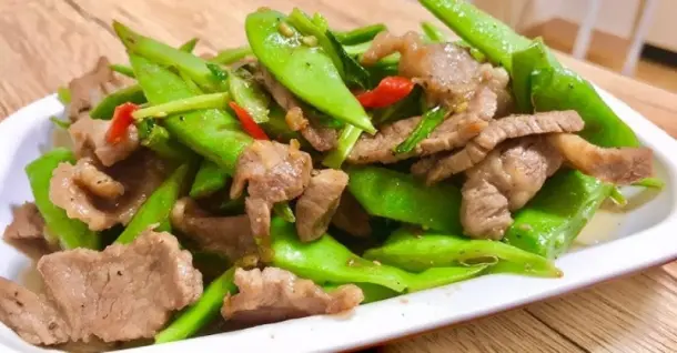 Công thức nấu món đậu Hà Lan xào thịt heo cực ngon