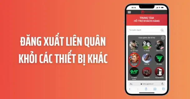 Cách đăng xuất Liên Quân khỏi các thiết bị khác