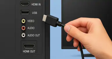 Cách phân biệt cổng nhận và xuất tín hiệu trên tivi