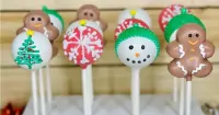 Cách làm bánh cake pop cho Giáng Sinh cực đơn giản