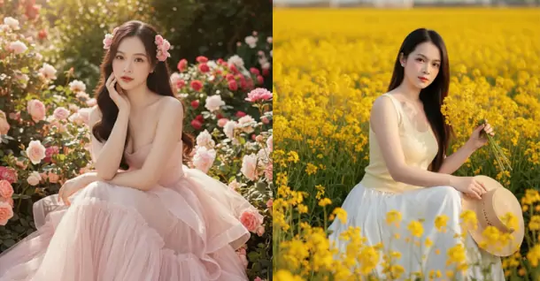 Prompt tạo ảnh nàng thơ xinh lung linh dành cho bạn