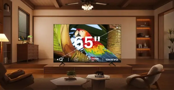 Top 5 tivi 65 inch giá tốt cho phòng khách hiện đại