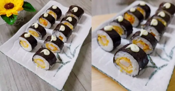 Cách làm sushi tôm chiên giòn ngon, ăn cực cuốn tại nhà