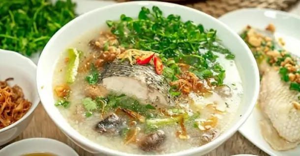 Cách nấu cháo cá chép thơm ngon, chuẩn vị, không bị tanh