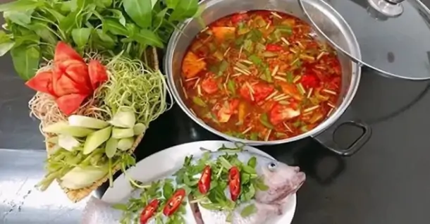 2 Cách nấu lẩu cá diêu hồng thơm ngon, hấp dẫn tại nhà