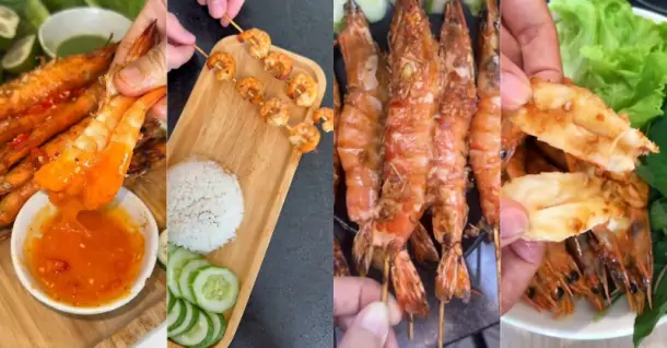 5 Cách nướng tôm bằng nồi chiên không dầu thơm ngon, hấp dẫn