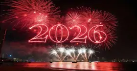 Lịch bắn pháo hoa Tết Dương Lịch 2026 trên cả nước