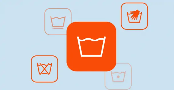 Giải mã ký hiệu giặt là trên quần áo để đồ bền đẹp không lo hỏng vải