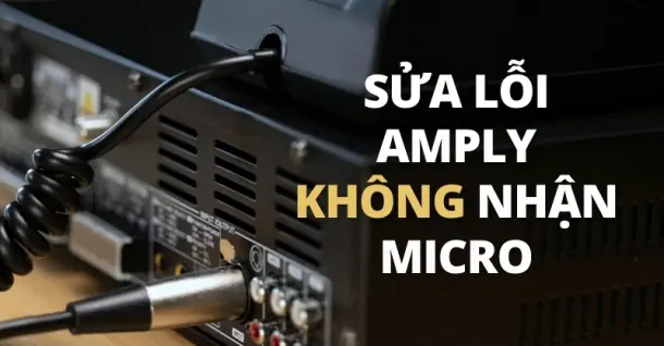 Amply không nhận micro: Cách sửa lỗi âm thanh đơn giản tại nhà