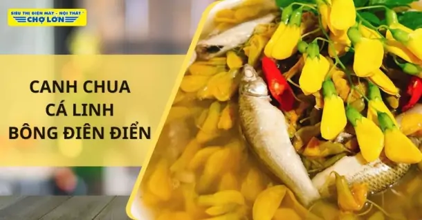 Cách nấu canh chua cá linh bông điên điển đúng điệu miền Tây