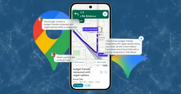 Google Maps tích hợp AI Gemini chỉ đường thông minh, chính xác và tối ưu hơn