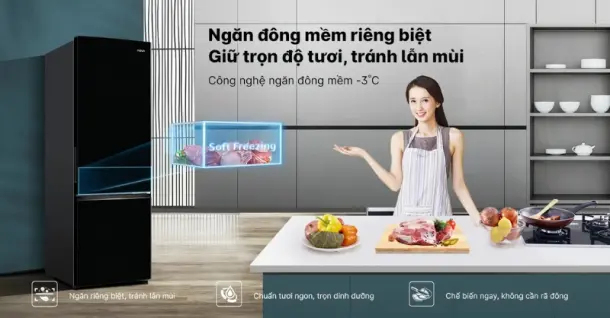 Tủ lạnh cấp đông mềm là gì? Có nên mua tủ lạnh cấp đông mềm không?
