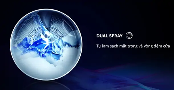 Công nghệ Smart Dual Spray trên máy giặt Aqua là gì? Có trên dòng máy giặt nào?