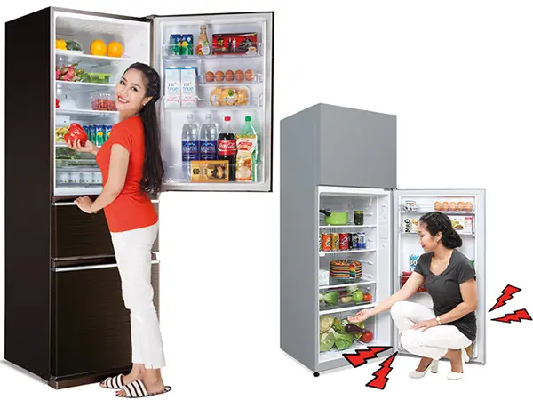So sánh sự khác nhau của tủ lạnh ngăn đá trên và ngăn đá dưới