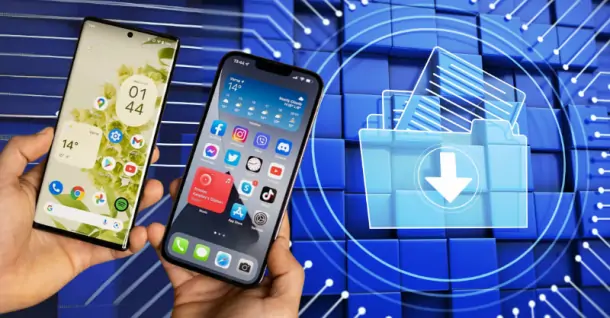 Cách tìm file đã tải xuống trên điện thoại iPhone, Android nhanh chóng