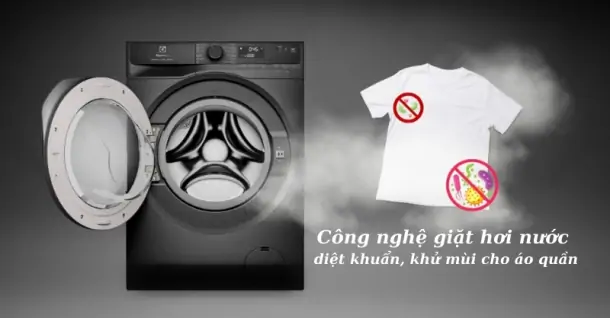 Công nghệ giặt hơi nước Steam là gì? Các dòng máy giặt sở hữu công nghệ Steam