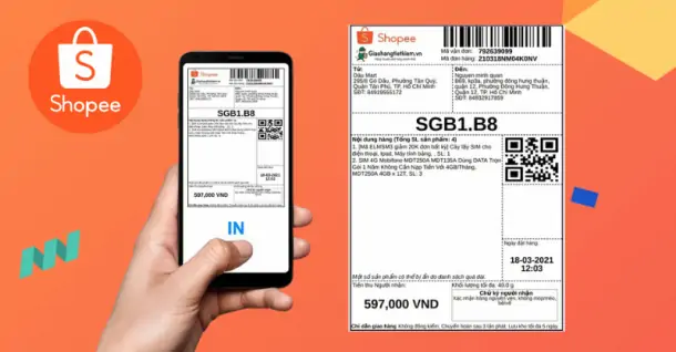 Cách in đơn hàng Shopee trên điện thoại đơn giản, nhanh chóng