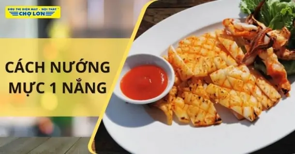 Cách nướng mực 1 nắng bằng nồi chiên không dầu thơm ngon