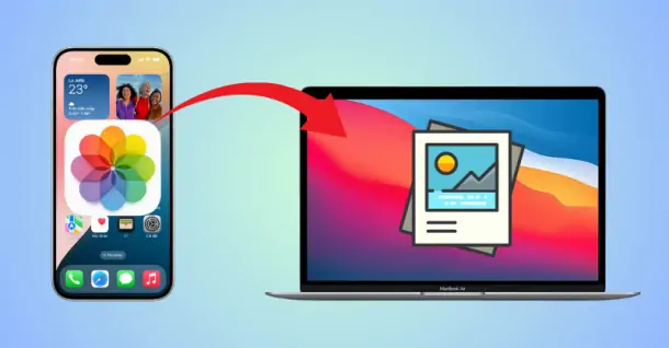 Cách chuyển ảnh từ iPhone sang MacBook cực đơn giản