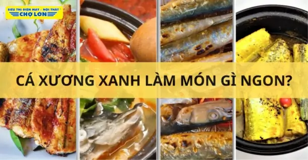Cá xương xanh làm món gì ngon? Tổng hợp 6 Món ăn hấp dẫn