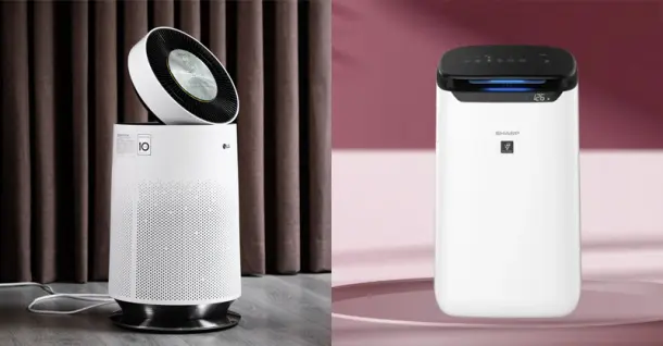 So sánh máy lọc không khí LG và Sharp: Nên mua hãng nào?