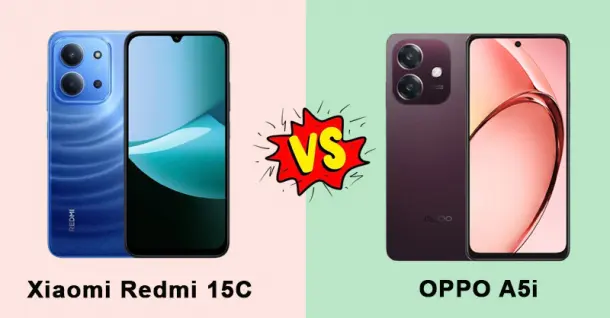 So sánh Xiaomi Redmi 15C và OPPO A5i: Nên mua smartphone nào?