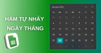 H&agrave;m tự nhảy ng&agrave;y th&aacute;ng trong Google Sheets cực tiện lợi