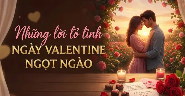 Những lời tỏ tình ngày Valentine ngọt ngào, lãng mạn khiến nàng đổ đứ đừ