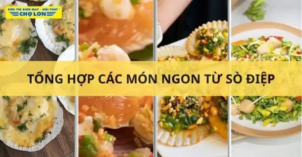 Sò điệp làm món gì ngon? Tổng hợp 17 Món ăn cực hấp dẫn
