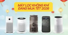 Top 5 máy lọc không khí xua tan bụi mịn đáng mua dịp Tết 2026 cho gia đình