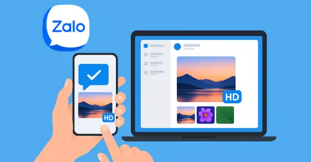 Cách gửi ảnh HD qua Zalo trên điện thoại, máy tính nhanh chóng