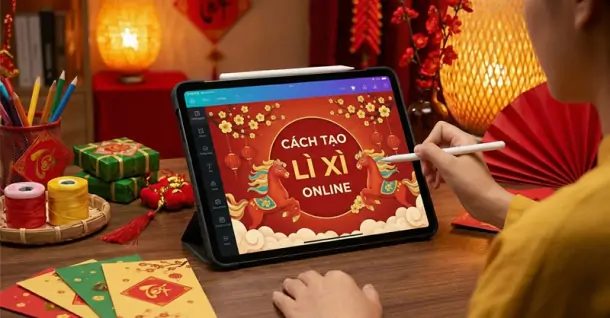 Cách tạo thiệp lì xì online độc đáo, nhanh chóng chỉ trong 5 phút