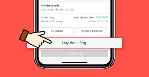 Cách hủy đơn hàng trên Shopee khi đang giao, chờ lấy nhanh chóng