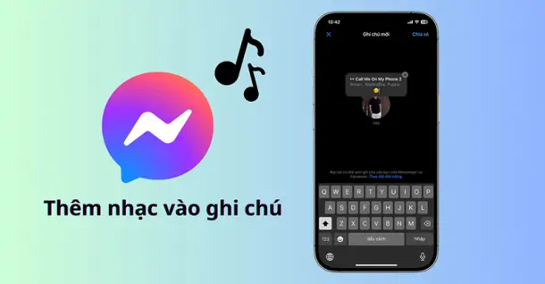 Cách để nhạc trên ghi chú Messenger nhanh chóng