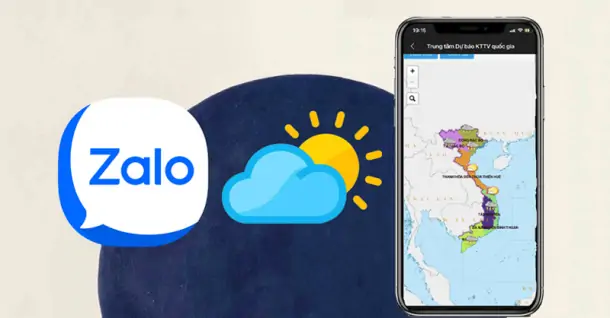 Cách xem dự báo thời tiết trên Zalo đơn giản, nhanh chóng