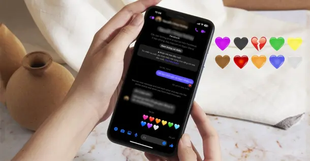 Tìm hiểu ý nghĩa các màu trái tim trên Messenger