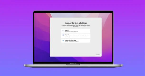 Cách reset Macbook về cài đặt gốc chi tiết