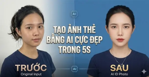 Prompt tạo ảnh thẻ bằng AI cực đẹp, chuyên nghiệp chuẩn studio