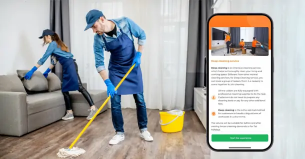 Top 10 app giúp việc nhà, tìm người dọn nhà uy tín, phổ biến hiện nay