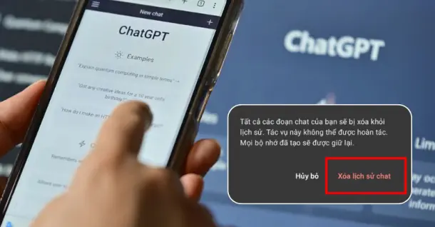 Cách xóa lịch sử ChatGPT đơn giản và nhanh chóng chỉ với vài bước